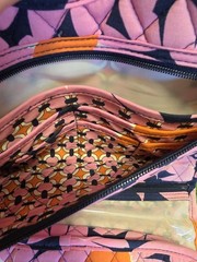 Vera Bradley Loves Me Pink Sunflower Hanging Travel Organizer