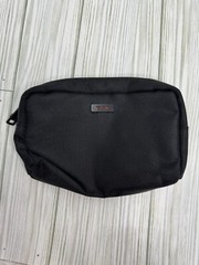 TUMI for DELTA Airlines Travel Storage Toiletry Makeup Cosmetics Bag Black Nylon