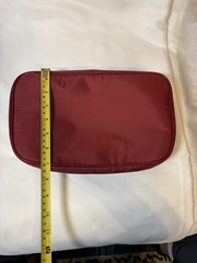 Hartmann Hanging Toiletry Bag Burgundy Maroon Travel Essentials 11x7x3in