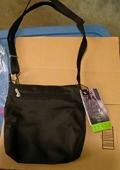 Travelon Classic Collection 5-Point Anti-Theft Security Bag Black 42769 NWT