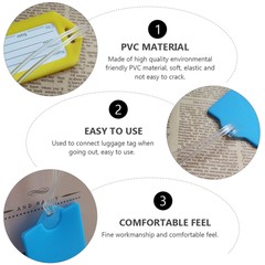100 Pcs Luggage Luggage Straps Identification Set Strap