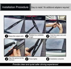3 Wipers 26/16/13 Replacement For Honda CRV 2016 2015 2014 2013 2012 Set of 3…