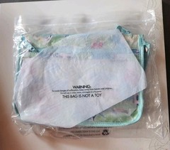 Thirty-One 2 Piece Travel Organizer Beach Floral Design