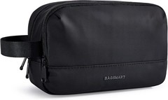 Versatile Black Travel Toiletry Bag – Men&rsquo;s Waterproof Kit with Dual Zippers