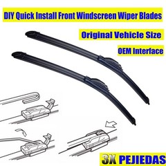 3 x OEM Wiper Blades, Replacement Wiper Blades for GMC Envoy 2004-2009,GMCYuk…