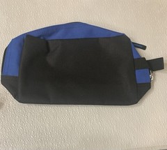 Mens & women travel bag dopp bag toiletry bag lite weight blue durable polyester