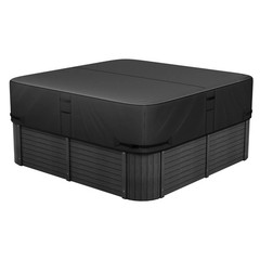 Outdoor Hot Tub Cover, 80 x 80 x 20 Inch Weatherproof and Waterproof Hot Tub Cov