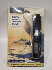 BRAND NEW: VISTARA – DIGITAL TRAVEL LUGGAGE SCALE – MAX WEIGHT 50KG
