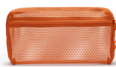 Muji Three Dimentional Mesh Case Medium size Orange 25 x 12.5 x 5 cm from Japan