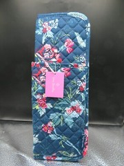 Vera Bradley Curling And Flat Iron Cover In PERENNIALS NOIR -RETIRED-LTD ED-NWTS