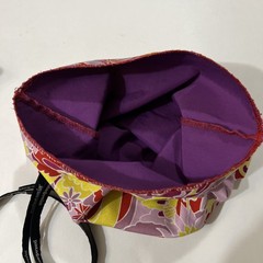 Patagonia Dust Bag Protective Cover Travel Tie Laundry Floral Multicolor 10”x14”