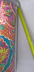 Vera Bradley Paisley In Paradise Brand New Travel Tumbler 16 oz Pretty Feminine