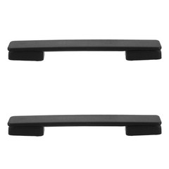 2 Pcs Luggage Handle Grips Black Plastic Suitcase Handle Replacement For Travel