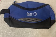 Mens & women travel bag dopp bag toiletry bag lite weight blue durable polyester