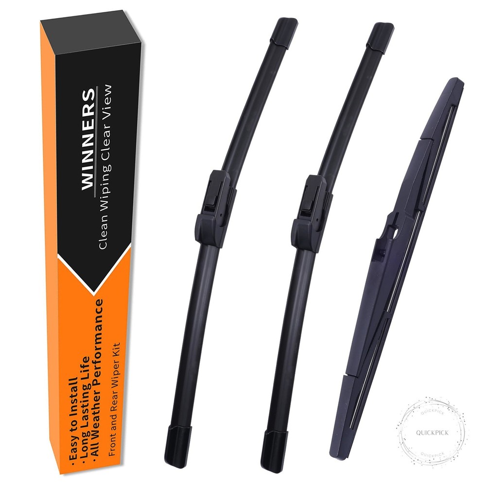 Windshield Wiper Blades for 2024-2025 Chevy Trax – Front & Rear Set, OEM Exact