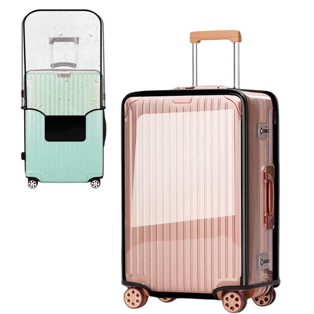 30 inch Suitcase Cover for Luggage Protector Clear PVC Waterproof | Baggage P…