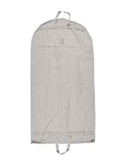 NEW BRUNELLO CUCINELLI 60 x 120cm LOGO GARMENT BAG 100% COTTON GRAY