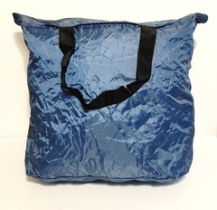 Rick Steves Navy Blue Hideaway Packable Tote Bag Folding Travel Tote Carry-On
