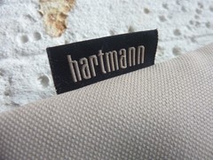 Hartmann Zippered Toiletry Bag – Plastic Lined Nylon Accessory Pouch Vintage