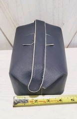British Airways Anya Hindmarch Luxury First Class Amenity Blue Pouch Case Bag