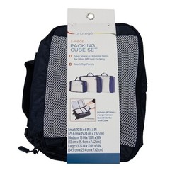 3 Piece Packing Cubes Lightweight Travel Organizers Zippered Storage Luggage New