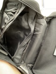 Eddie Bauer Black Hanging Travel/Toiletry Bag Mirror Mesh/Waterproof Pockets