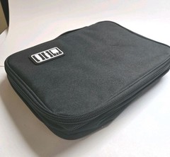 Travel Tech Organizer – Carrying Case for Electronics/Accessories (Black) -Large