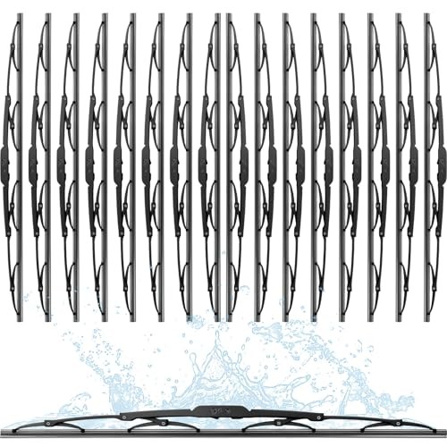 16 Pack Wiper Blades Silicone Windshield Wipers All Seasons Durable 22 Inch
