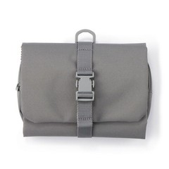 MUJI Polyester Hanging Organizer with Removable Pouch GRAY – Compact Storage