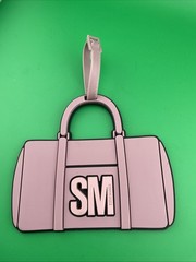STEVE MADDEN Luggage Tag NEW Pink Rubber