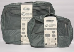 Mine. Mytagalongs Luggage Breathable Mesh Travel Packing Pods 9 Pc Set Green NWT