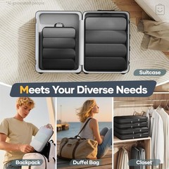 6/9/11 Set Compression Packing Cubes for Travel Essentials,Compressible Expan…