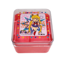 VINTAGE 1992 SAILOR MOON NAOKO ANIMATION PINK PLASTIC JEWELRY CASE STORAGE BOX