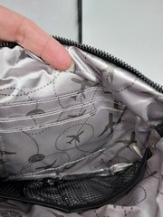 Samantha Brown Quilted Travel WRISTLET BLACK