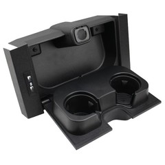 Seat Armrest Cup Holder Storage Box Replacement for 2015 2016 2017 F150 Black