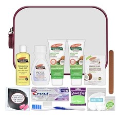 Travel Toiletry Kit for Women 15 Piece TSA Approved Travel Size Shampoo