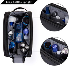 Toiletry Bag for Men, Travel Toiletry Organizer Dopp Kit Water-Resistant Shaving
