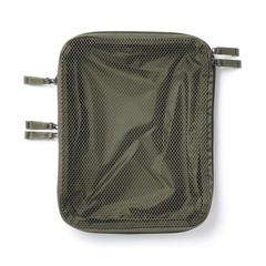 MUJI Polyester Compression Packing Cube S Khaki Travel Organizer 20×26×10cm