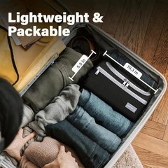 Hanging Travel Toiletry Bag for Men, Dopp Kit – | Built-in hook, Black