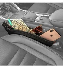 Lusso Gear 2 in 1 Car Seat Gap Organizer – Universal Fit, Storage Pockets Adjust