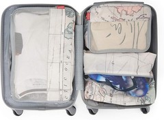 Legami – Travel Organiser – Set of 3 Travel Envelopes – Map Print