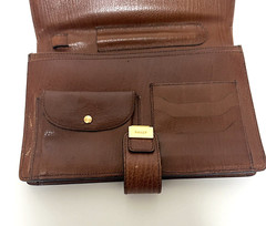 Authentic Bally clutch leather From Japan 0430