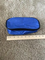 Travel Case. Royal Blue with Black inside.