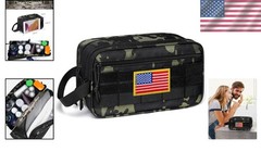 Tactical Molle Toiletry Bag for Men – Waterproof Dopp Kit with Large Capacity
