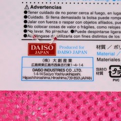Daiso Japan Hot Pink Travel Mesh Zip Case NWT – Organize Essentials