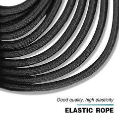 1/8&Prime; Bungee Shock Cords with Hooks,65 Feet Elastic Nylon Cords Kayak Stretch Str