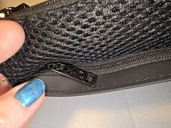 Porsche Design Lufthansa Business Class Travel Clutch Bag Mesh Large Zippered B6