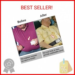 Airplane Seat Belt Extender, 7-31&Prime; Airline Seatbelt Extender Adjustable – FITS A