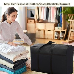 Witery 2 Pack 180L/47.5 Gallons Extra Large Storage Bags Jumbo Duffle Bag For