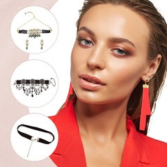 280Pcs 16mm ribbon ends with dot clip for DIY, for KC-Gold